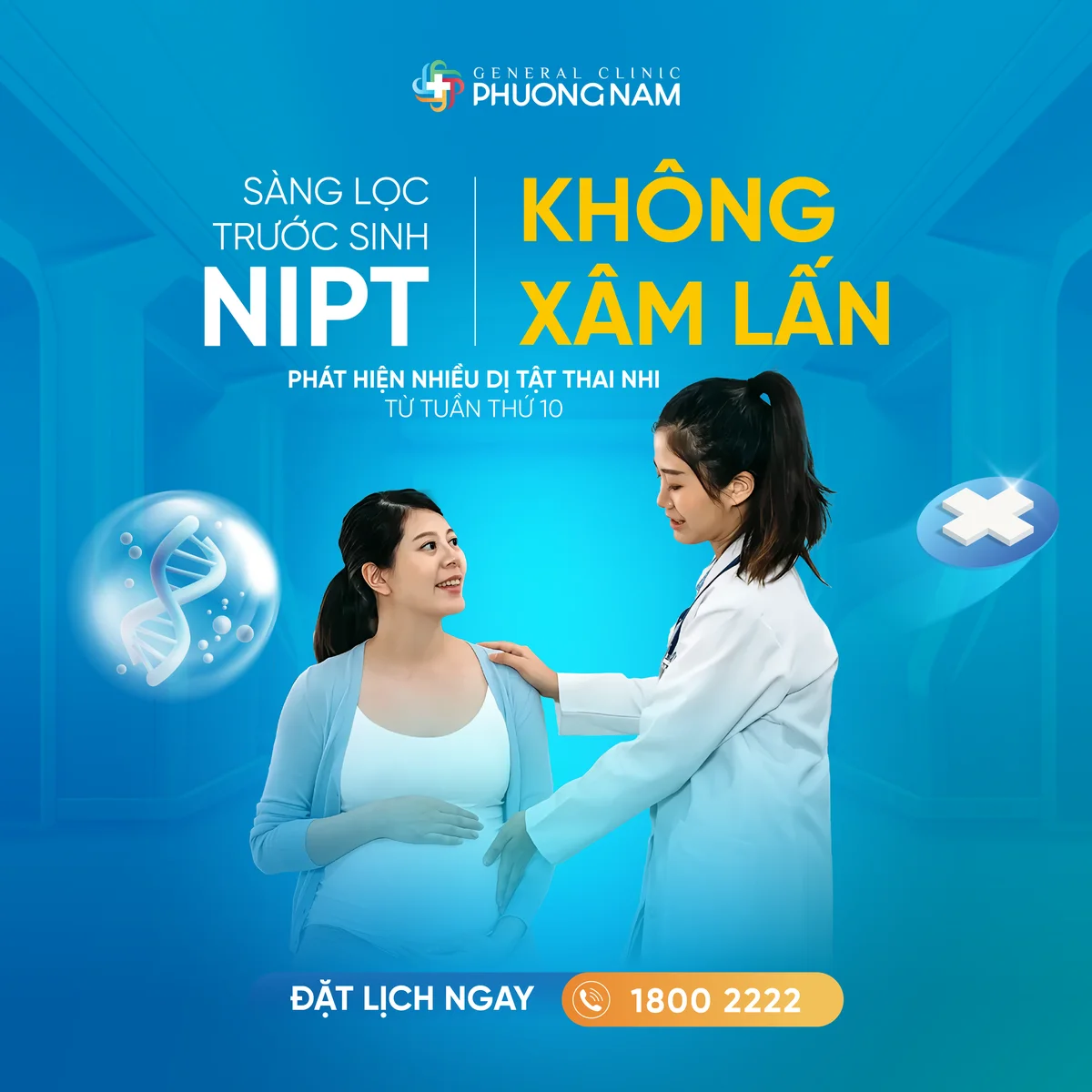 Sàng lọc trước sinh NIPT không xâm lấn tại Trung Tâm Y Khoa Phương Nam