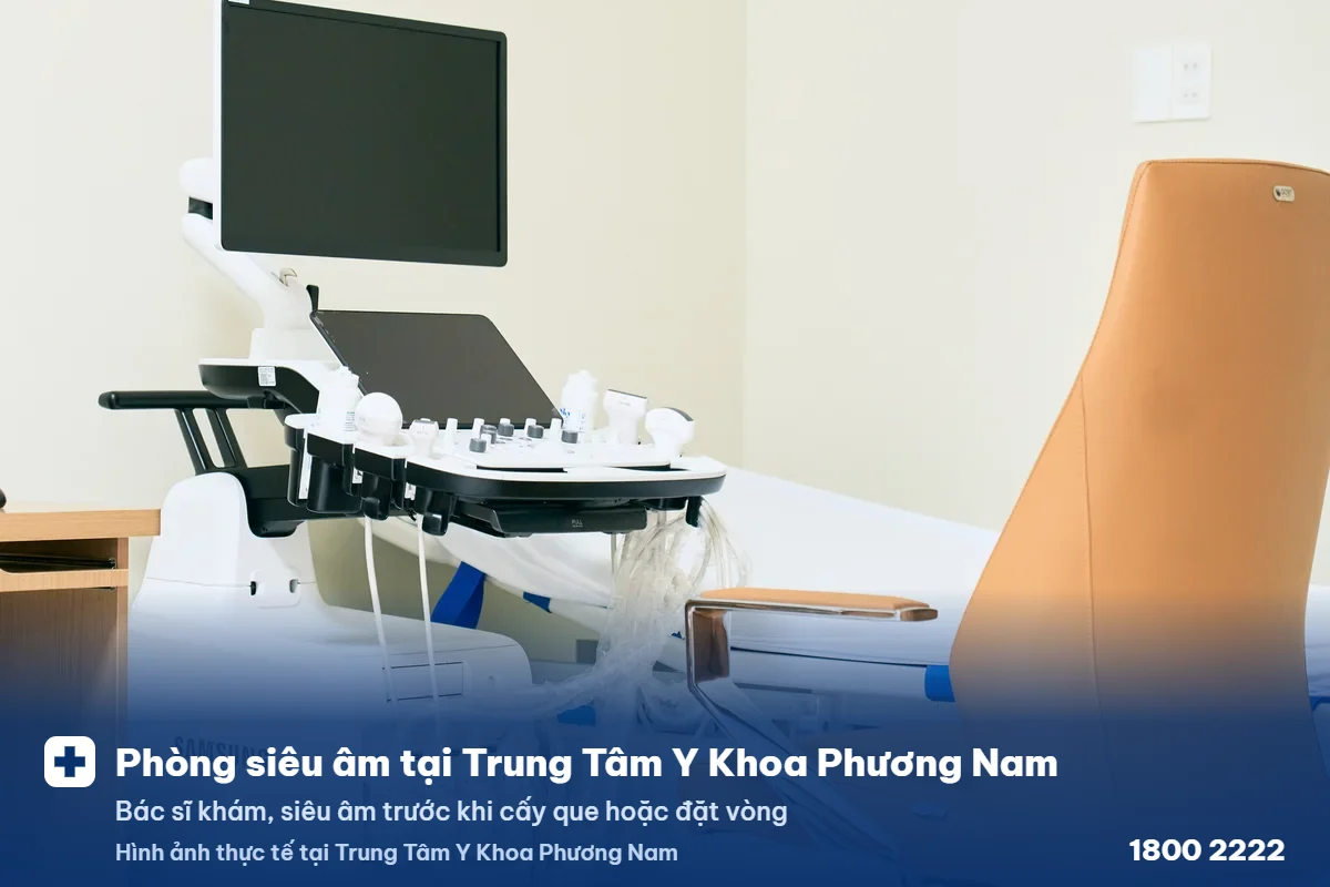 Phòng siêu âm tại Trung Tâm Y Khoa Phương Nam