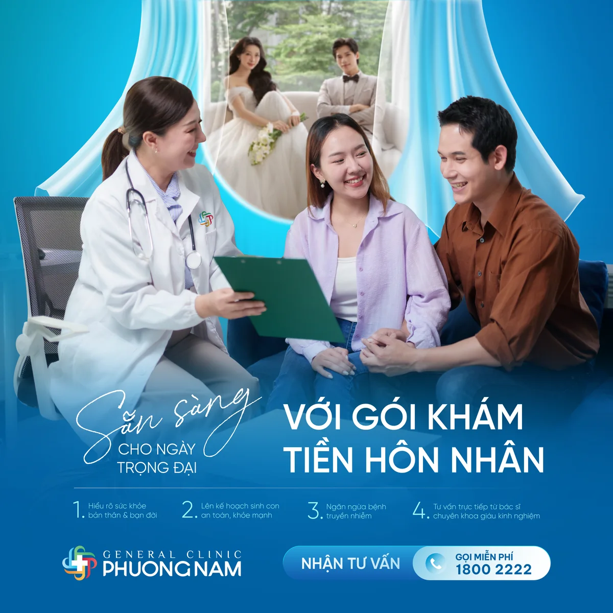 Gói khám tiền hôn nhân tại Trung Tâm Y Khoa Phương Nam