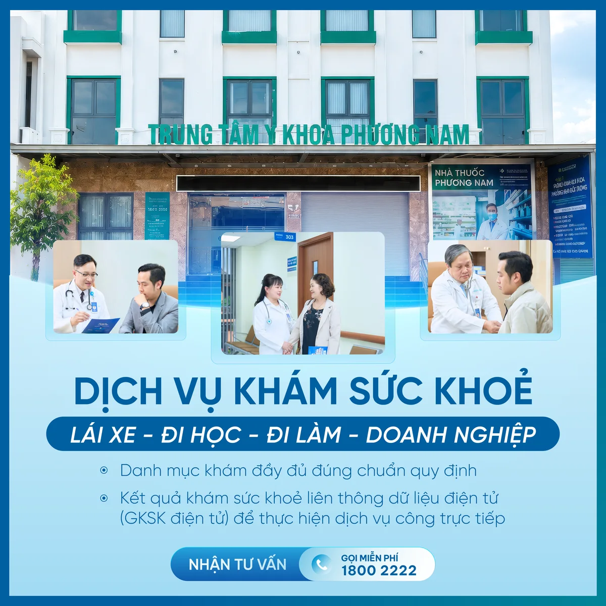 Dịch vụ khám sức khỏe tại Trung Tâm Y Khoa Phương Nam Đức Trọng