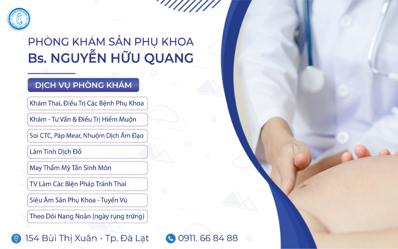 Phòng khám phụ khoa Đà Lạt - bác sĩ Nguyễn Hữu Quang