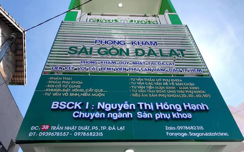 Phòng khám sản phụ khoa Sài Gòn - Đà Lạt