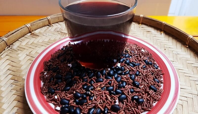 Cách nấu trà gạo lứt đậu đen