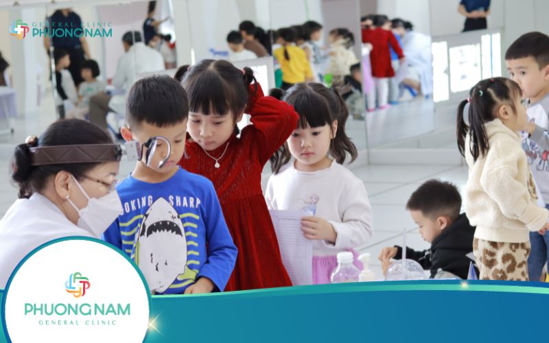 Đa khoa Phương Nam tổ chức khám sức khỏe tổng quát cho 300 em nhỏ trường THT – Mầm Non Song Ngữ Đà Lạt