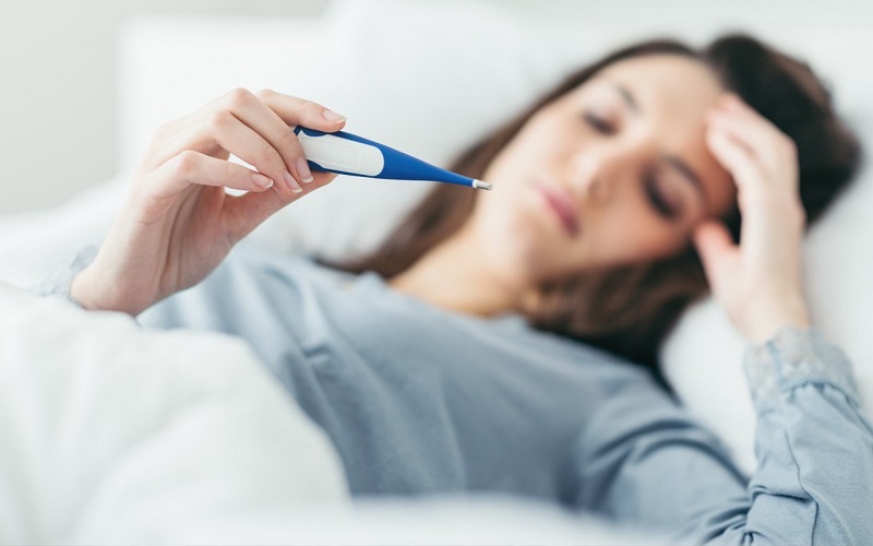 Sốt cao đột ngột là triệu chứng của hội chứng IBS.