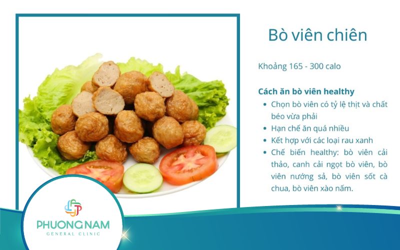 Bò Viên Chiên Bao Nhiêu Calo? Bí Quyết Ăn Bò Viên Không Bị Béo