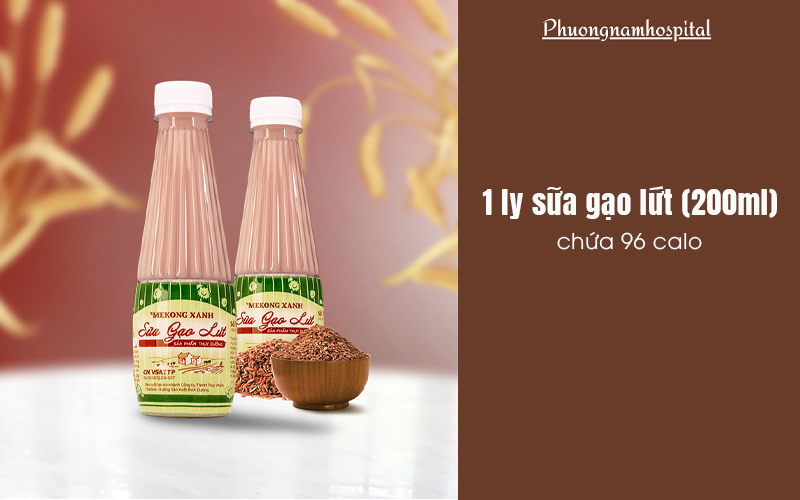 sữa gạo lứt bao nhiêu calo