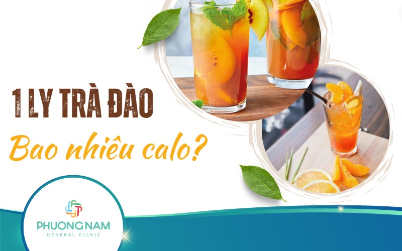 Trà đào bao nhiêu calo? Uống trà đào có béo không?