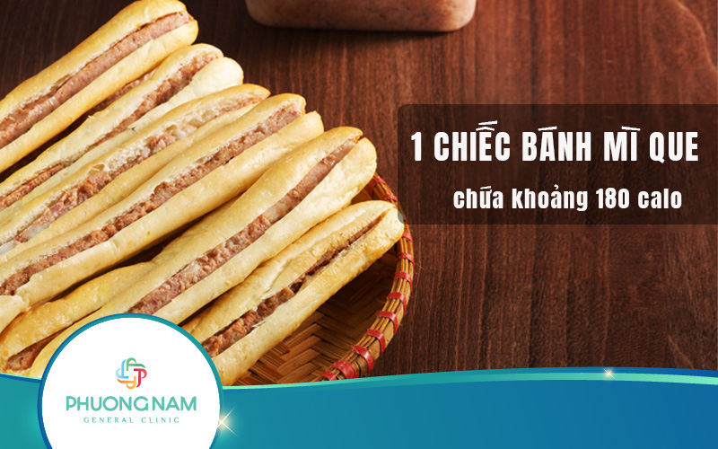 Bánh mì que bao nhiêu calo? Ăn bánh mì que có béo không?