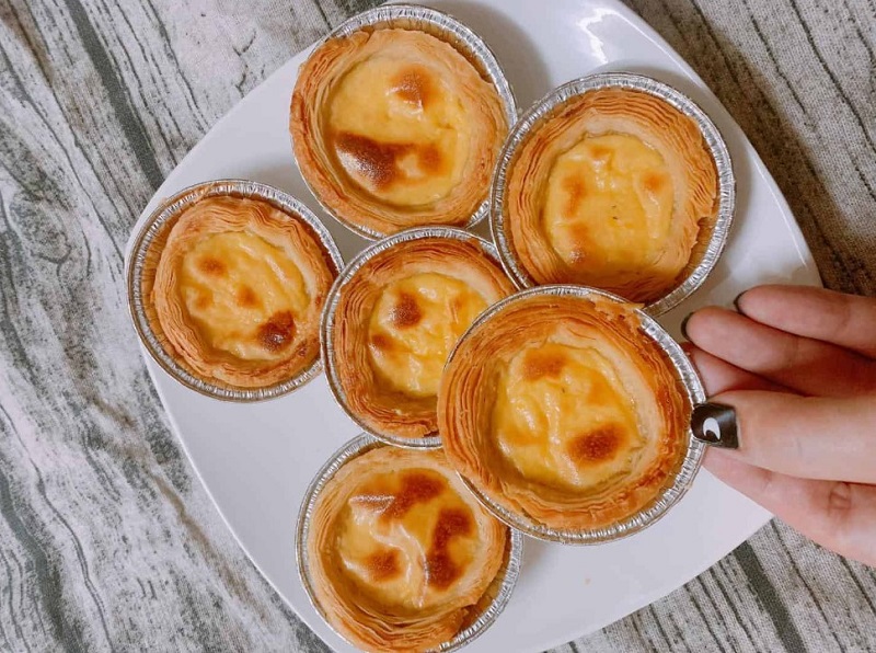 Bánh tart trứng bao nhiêu calo 1