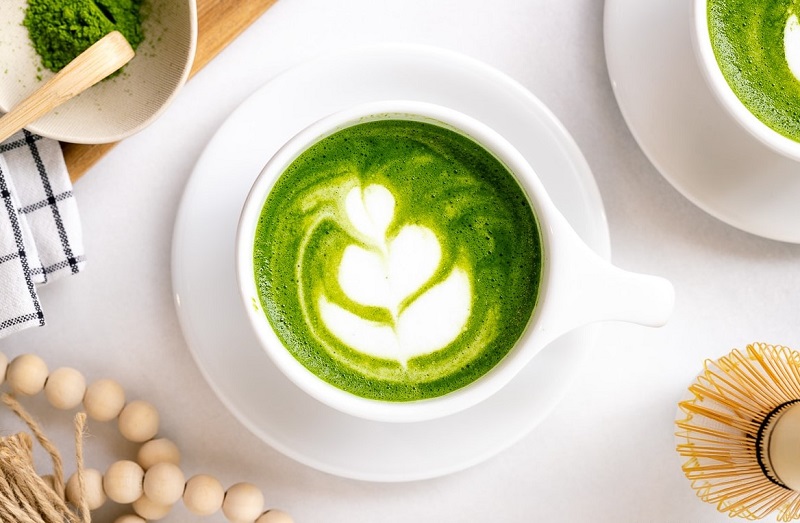 lợi ích sức khỏe của matcha latte