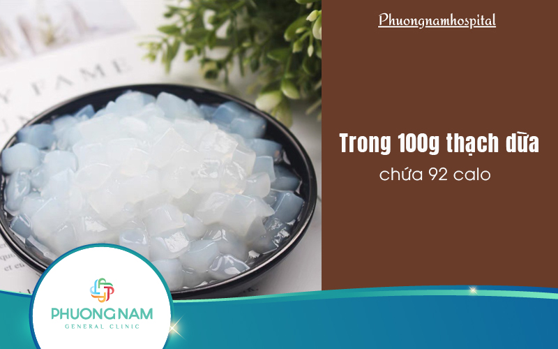 Thạch dừa bao nhiêu calo? Ăn có béo không?