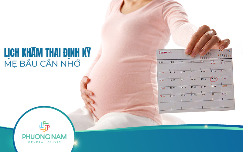 Lịch khám thai định kỳ theo từng giai đoạn các mẹ cần phải biết