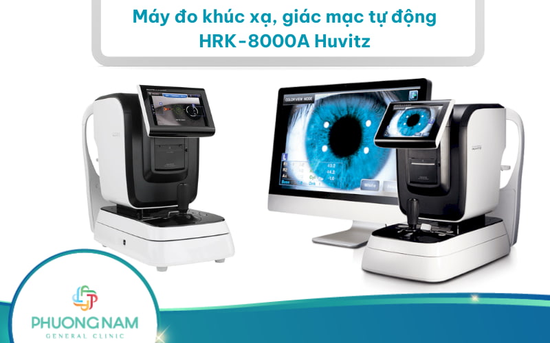 Giới thiệu máy đo giác mạc – khúc xạ kế tự động HRK8000A – Hàn Quốc chi tiết