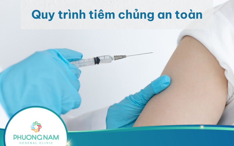 Quy trình tiêm chủng an toàn gồm mấy bước?