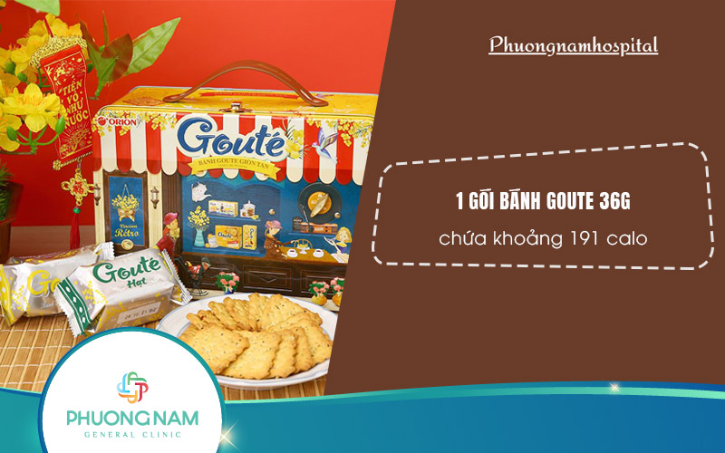 Bánh Goute bao nhiêu calo? Ăn nhiều bánh Goute có mập không?