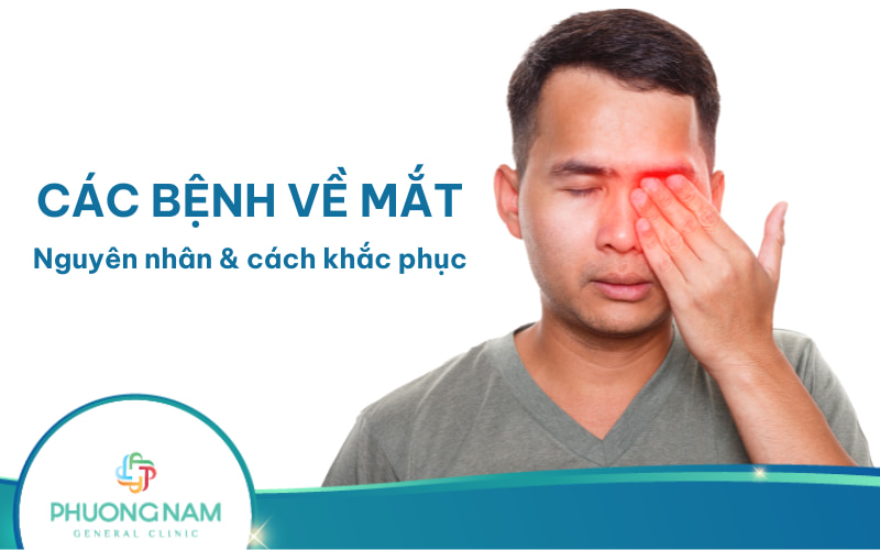 Các bệnh về mắt thường gặp: Nguyên nhân và cách điều trị