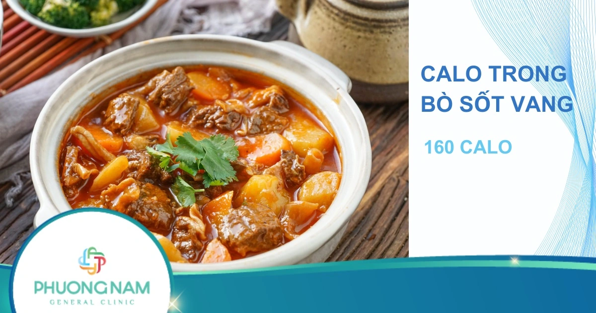 Bò sốt vang bao nhiêu calo? Ăn bò sốt vang có béo không?