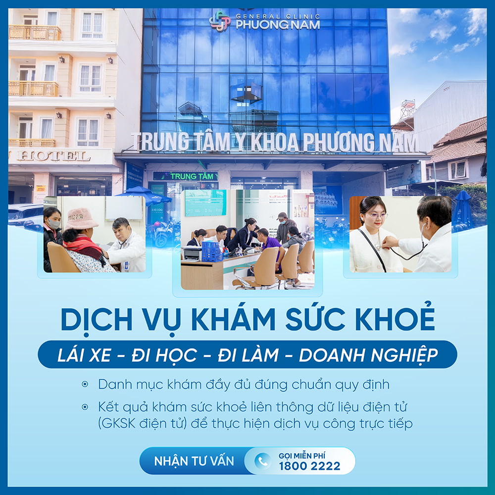 Khám sức khỏe doanh nghiệp, lái xe, nhà hàng, khách sạn, vệ sinh an toàn thực phẩm