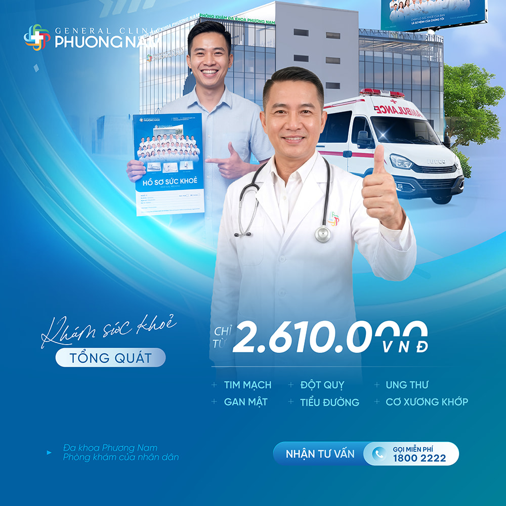 Gói khám sức khỏe tổng quát: (Cơ bản, Nâng cao, VIP)