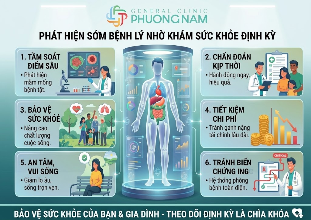 Phát hiện sớm bệnh lý nhờ khám sức khỏe định kỳ